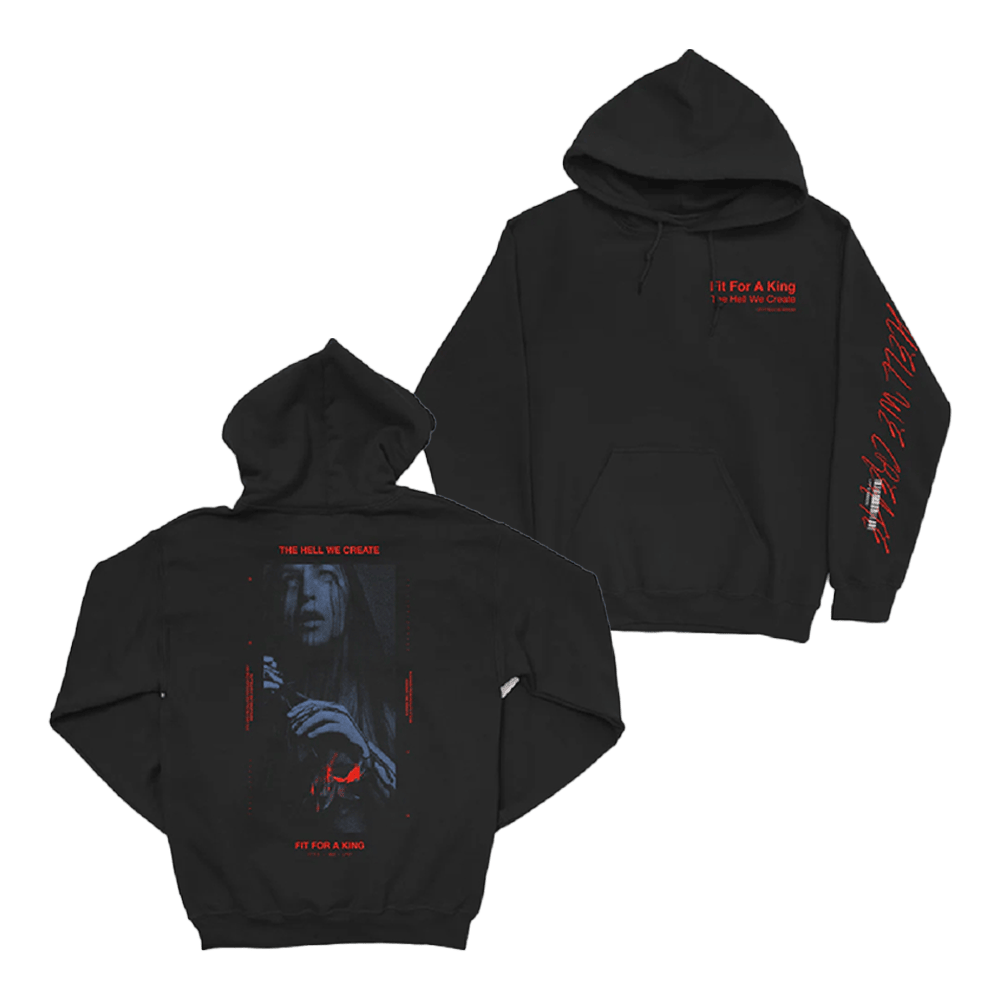 Album Black Hoodie Fit For A King Merch Presents For Husband