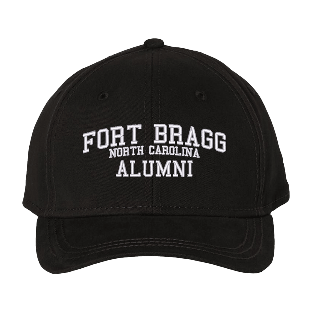 Fort Bragg North Carolina Alumni Hat Gift for Dad Embroidered Military Style Hat
