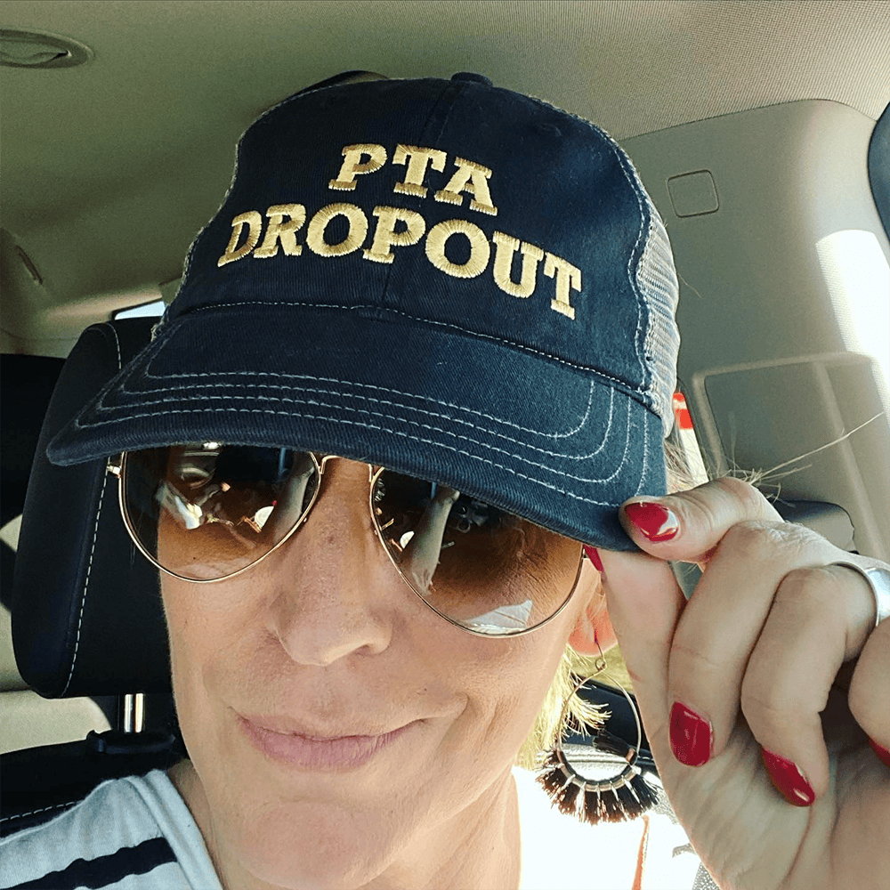 PTA Dropout Trucker Hat Embroidered Hat Gift Idea for Mom Relaxed Fit Cap