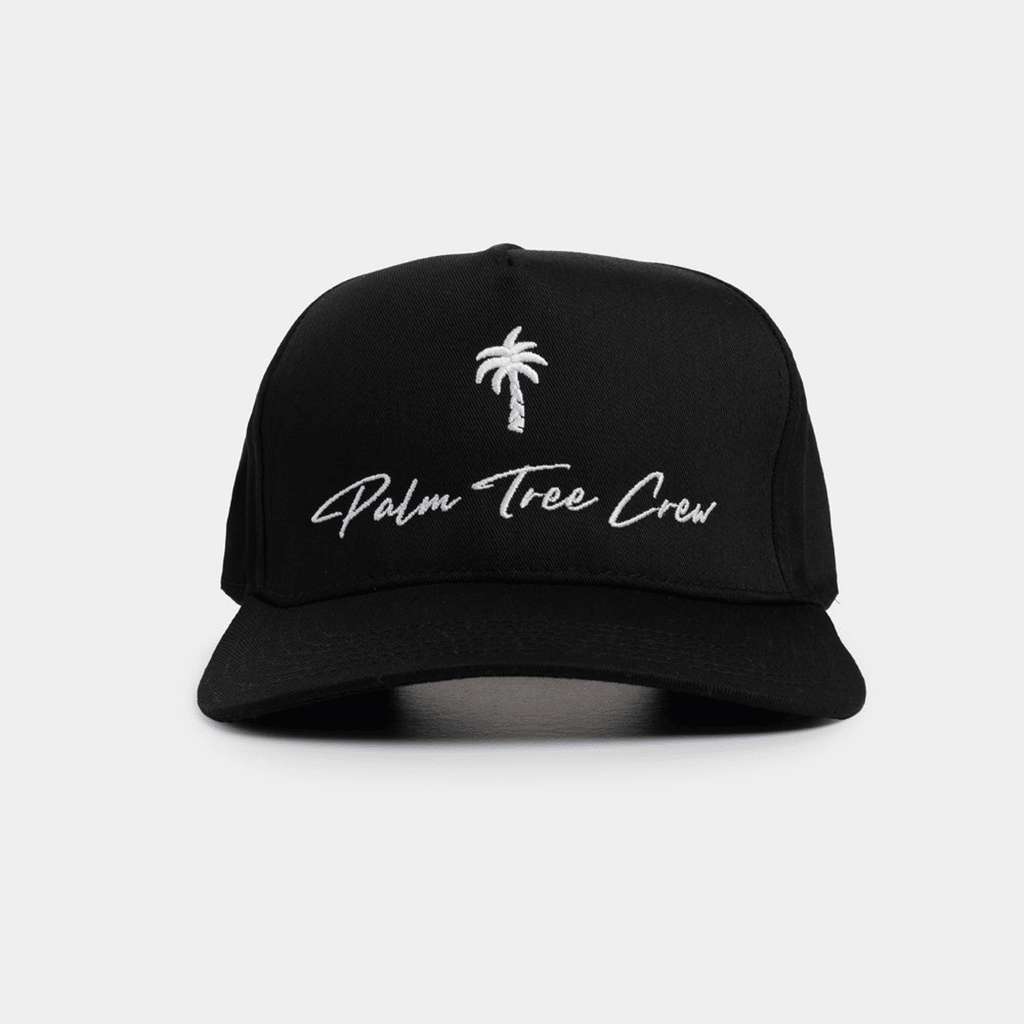 Black Palm Tree Crew Hat Summer Gift Idea for Husband PTC Outdoor Trucker Hat