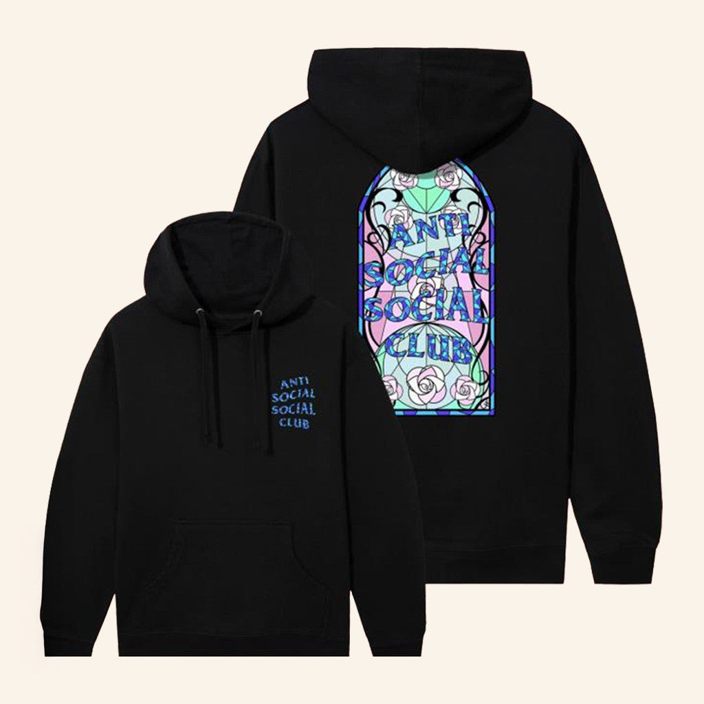 Anti Social Social Club Merch Love Stain Black Hoodie Gifts For Boyfriend