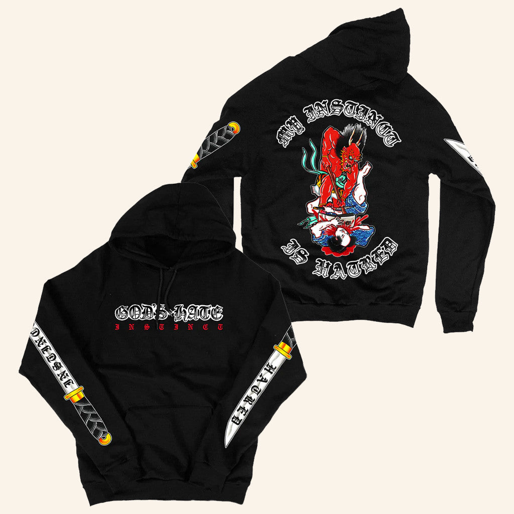 Closed Casket Activities Merch God’s Hate Instinct Hoodie Best Friends Gifts