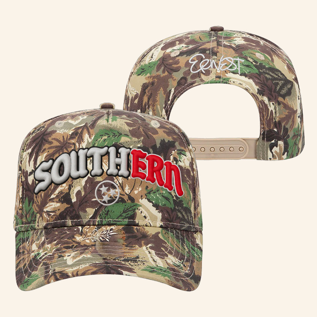 Ernest Official Merch Southern Camo Hat Gifts For Father