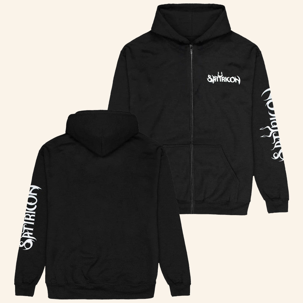 Impericon Merch Satyricon Goat Zipper Hoodie Gifts For My Husband