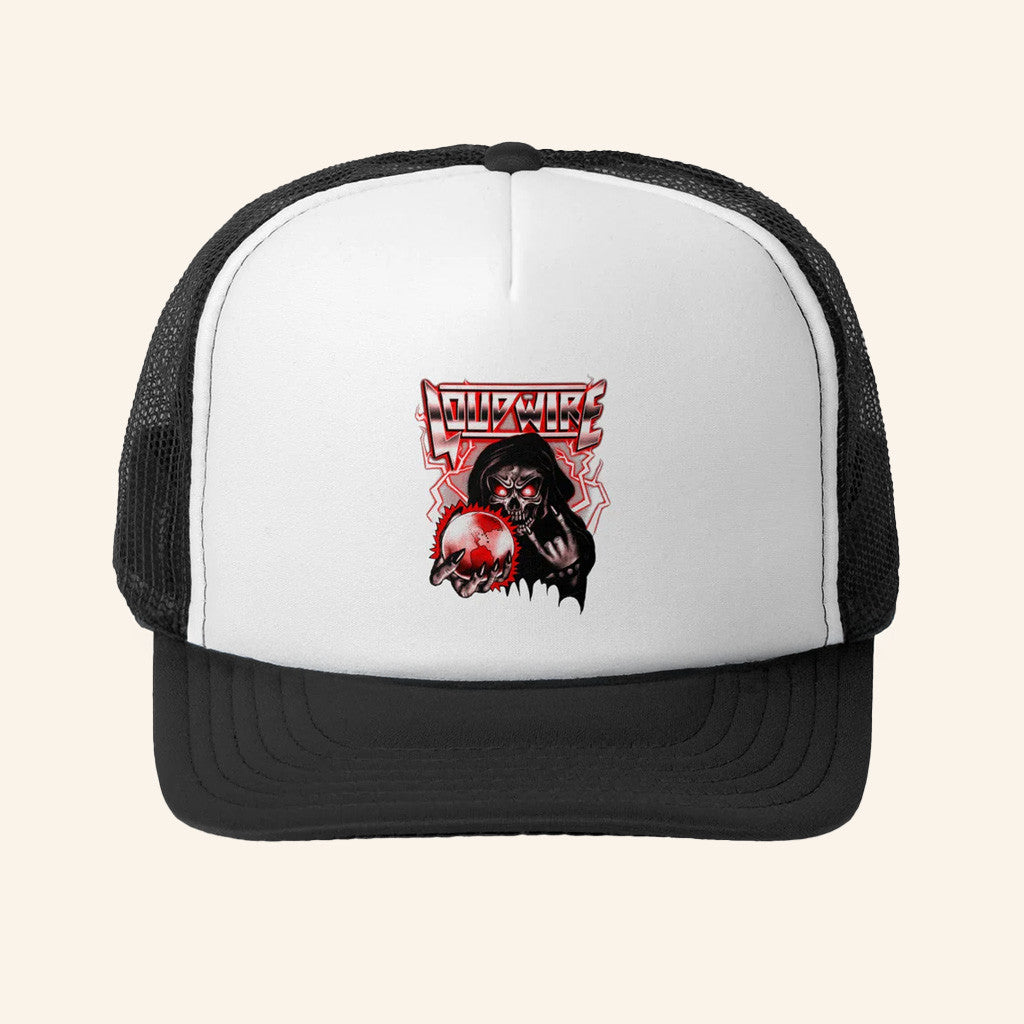 Loudwire Merch 80’s Metal Trucker Hat Gift For Husband