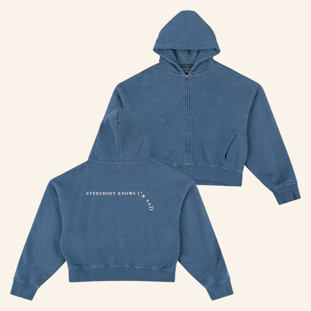 Marina Merch Everybody Knows I’m Sad Zip Hoodie Gifts For Wife