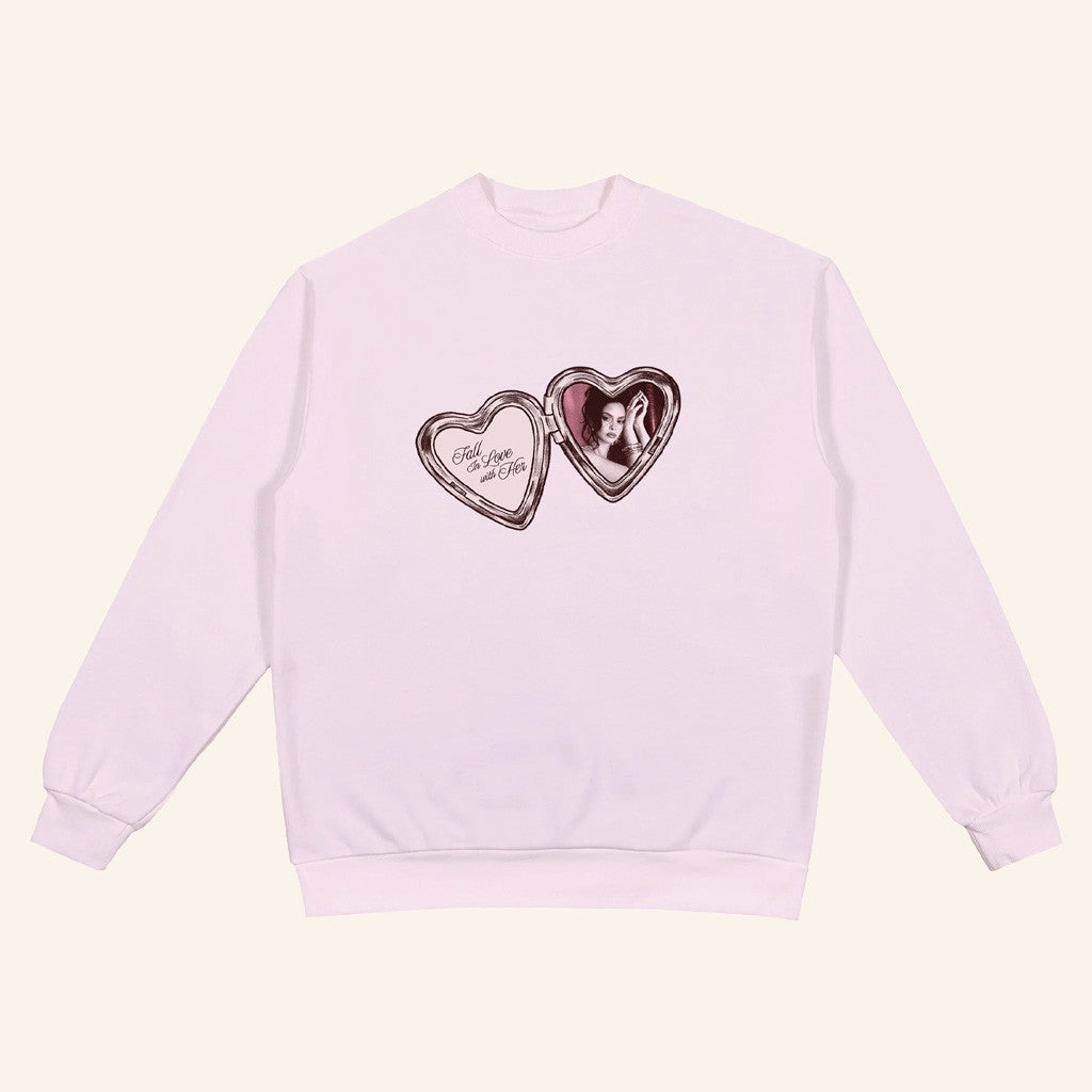 Sabrina Claudio Merch Locket Crewneck Sweatshirt Gifts For Her