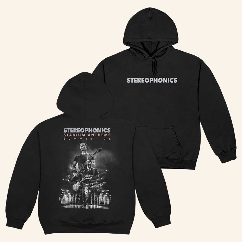 Stereophonics Merch Summer '25 Tour Black Hoodie Unique Gift For Boyfriend