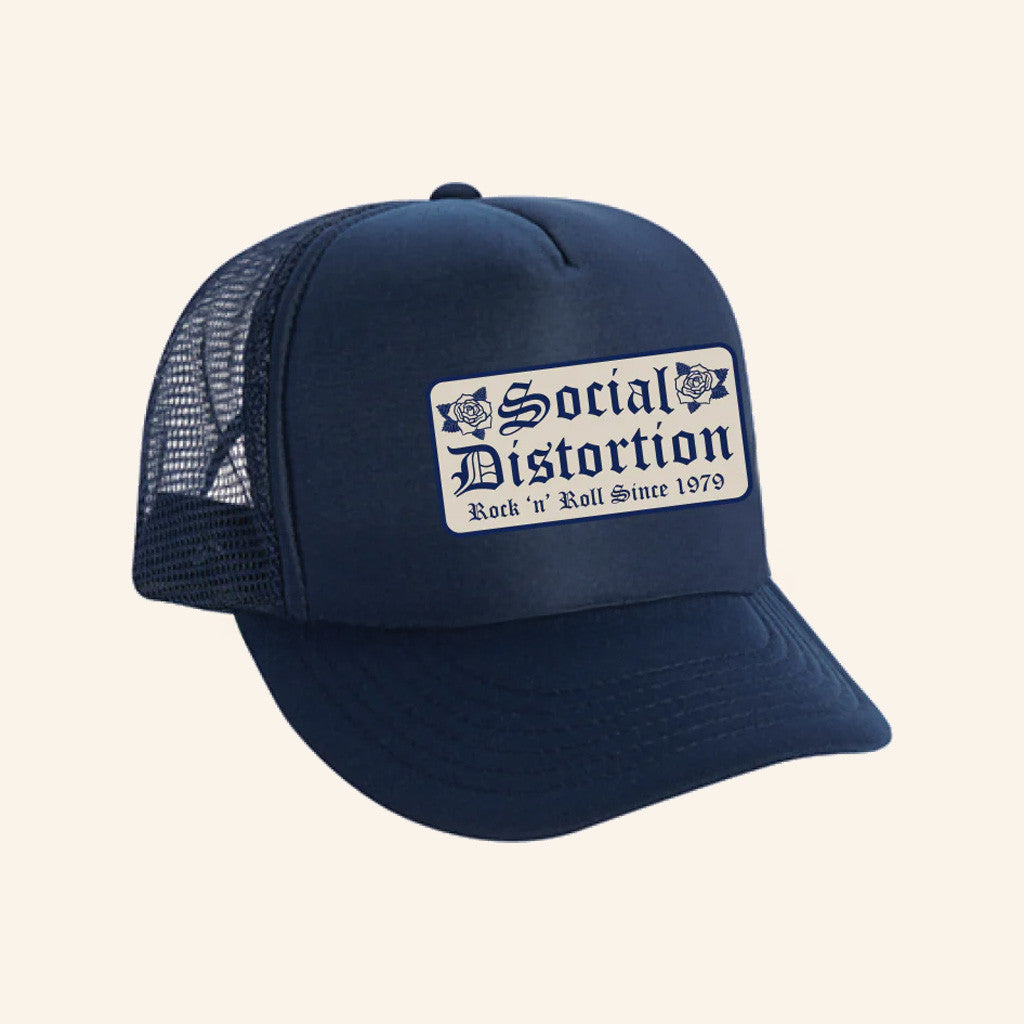 Social Distortion Merch Rock N Roll Trucker Hat Gifts For Friends