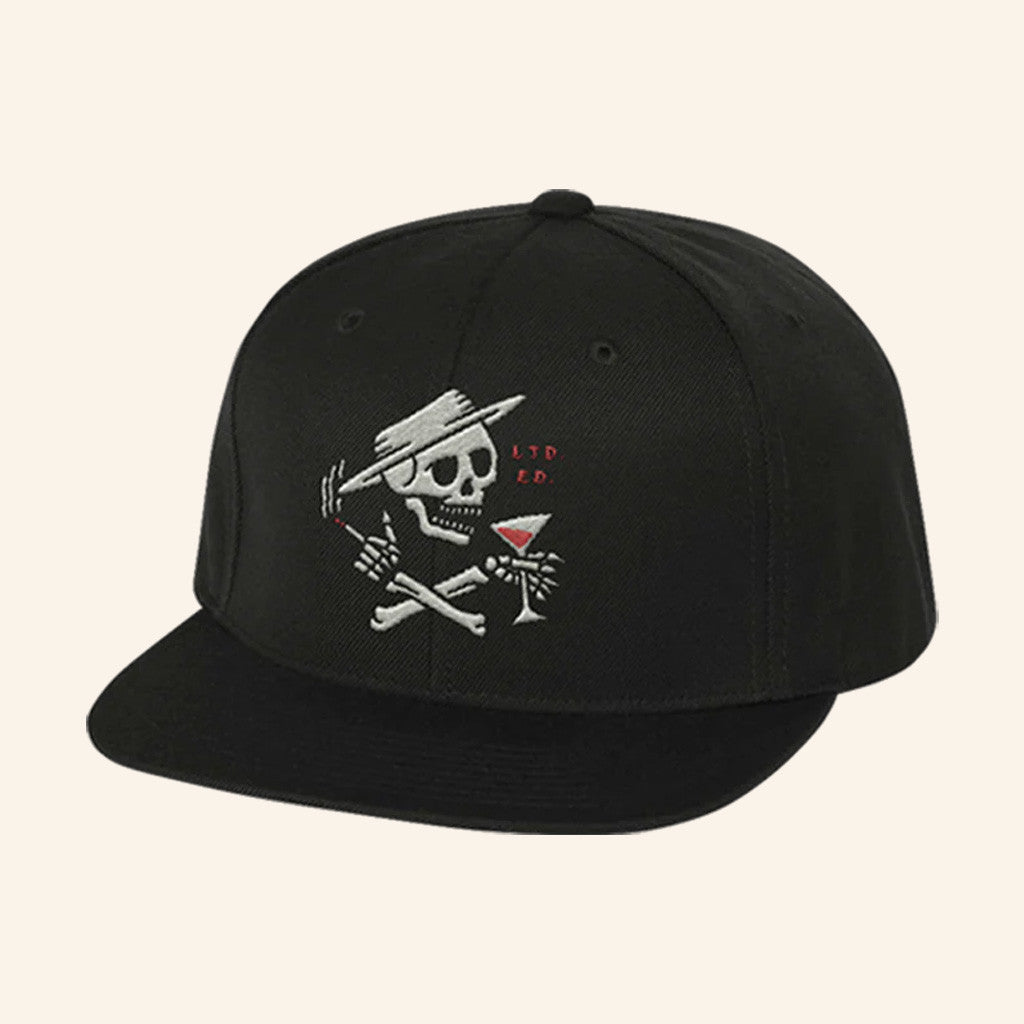 Social Distortion Merch Crossed Skelly Ltd Snapback Hat Gifts For Dad