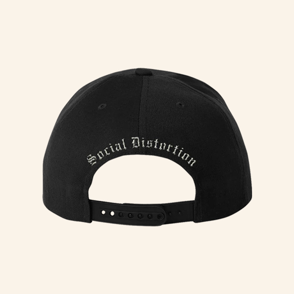 Social Distortion Merch Crossed Skelly Ltd Snapback Hat Gifts For Dad