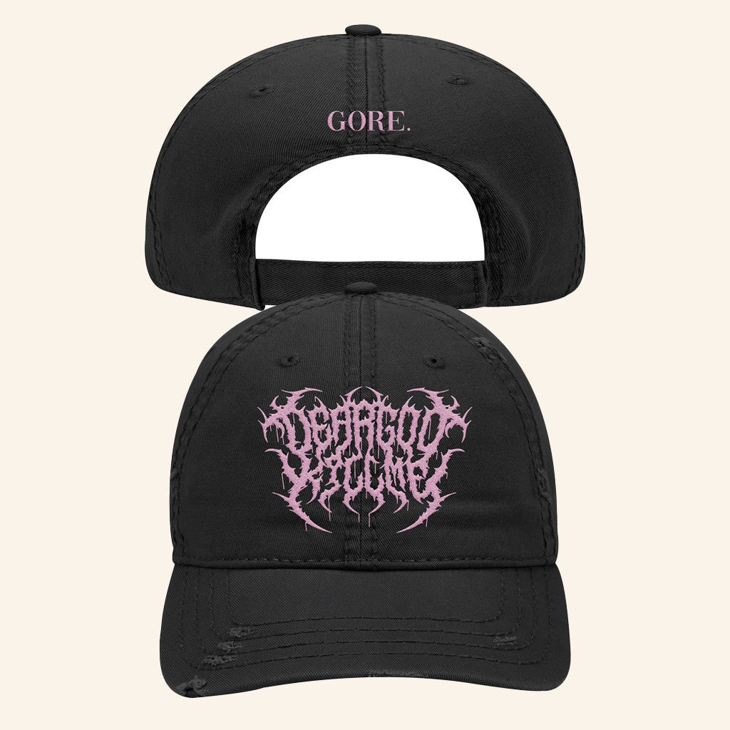 Spinefarm Merch Gore Gdkm Black Dad Hat Gifts For Brother