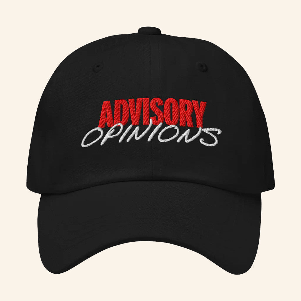 The Dispatch Merch Advisory Opinions Embroidered Black Hat Gifts For Dad