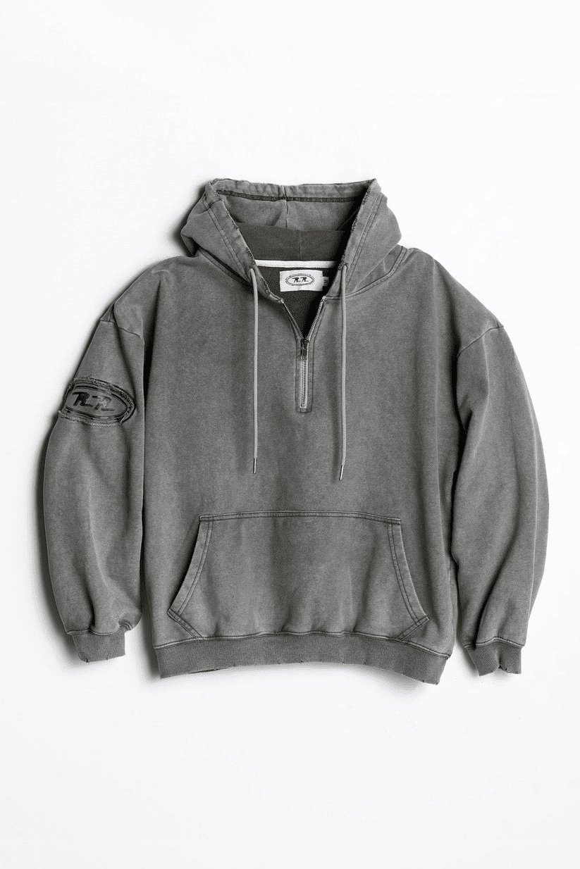 Rob Rausch Merch Vintage Faded Quarter Zip Hoodie Gifts For Boyfriend