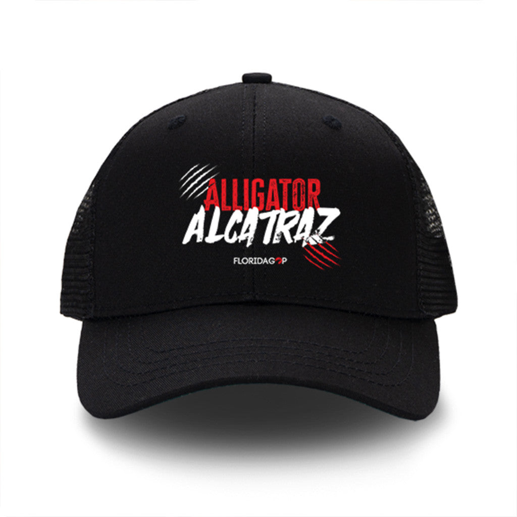 Alligator Alcatraz Merch Trucker Hat Gifts For Dad