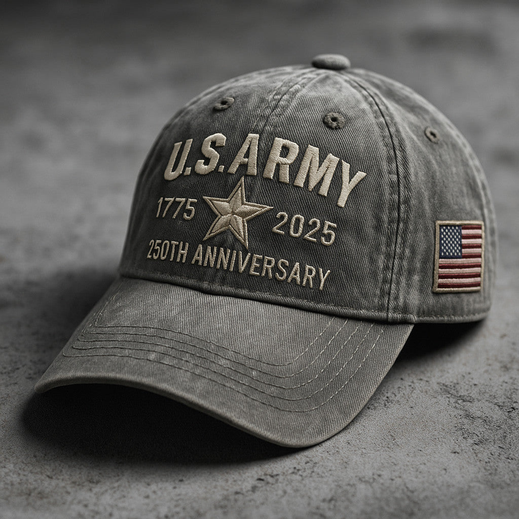 US Army 250th Anniversary 1775 2025 Hat Military Hat Patriotic Gifts For Dad