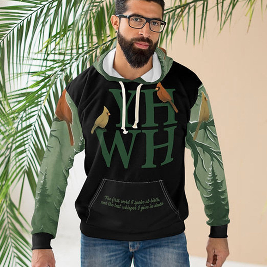 YHWH Forest Hoodie Present For Husband