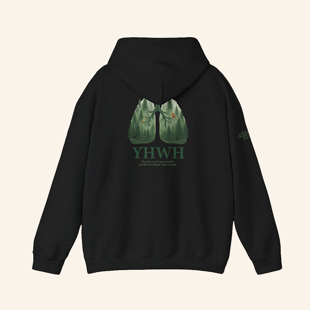 YHWH Forest Lungs Hoodie Gifts For Best Friends
