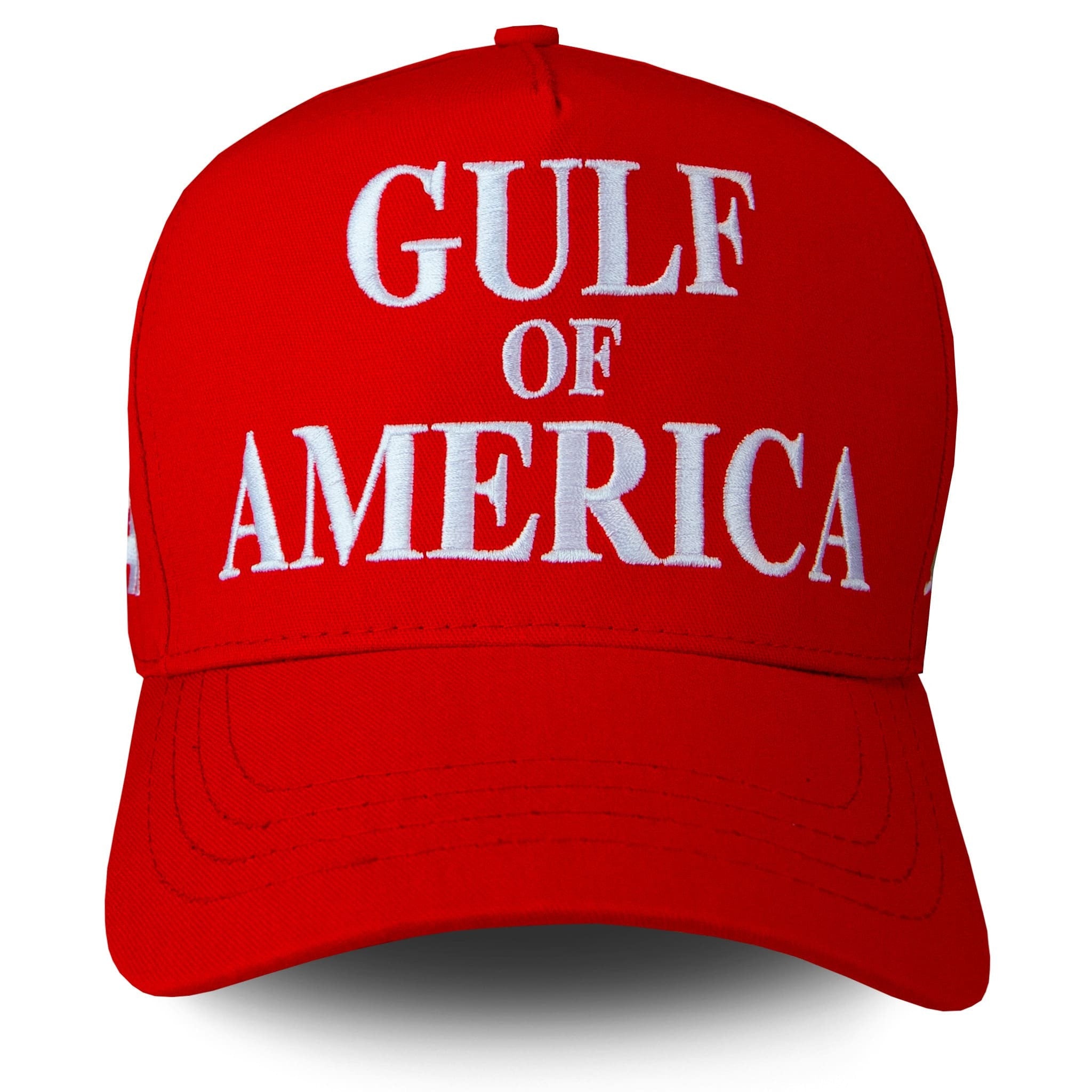 Trump Gulf Of America 2025 Hat Red Embroidered 45-47 Hat Gifts For Dad
