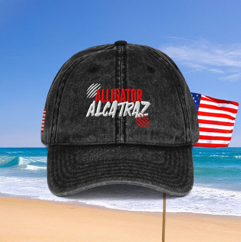 Alligator Alcatraz Hat Alligator Alcatraz Merch Florida Gator Embroidered Hat Florida GOP Store