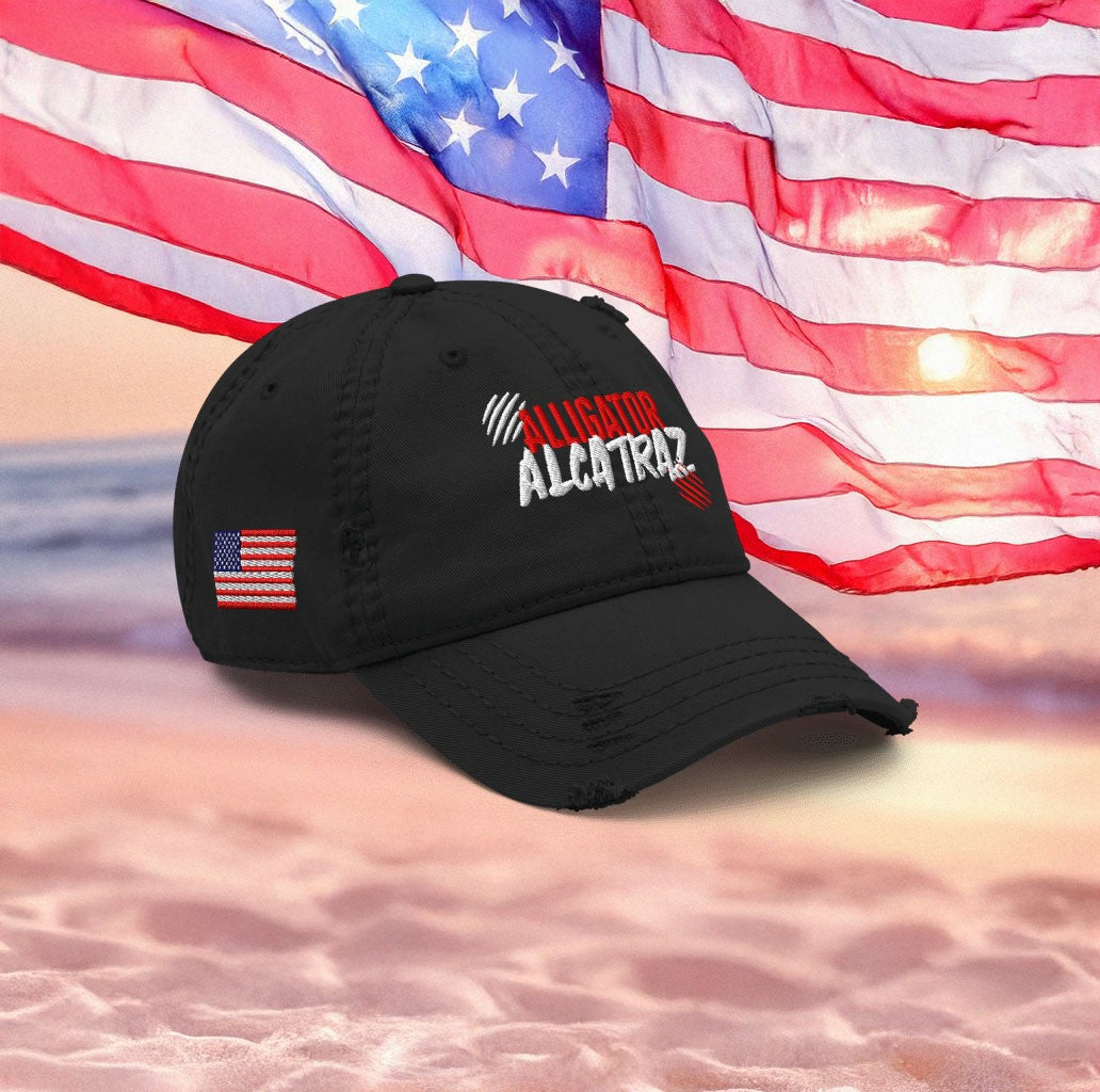 Alligator Alcatraz Hat Embroidered Official Alligator Alcatraz Merch Florida GOP Store