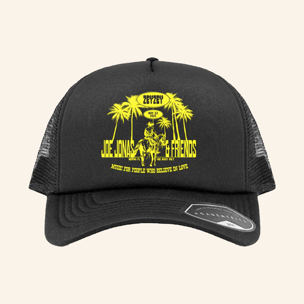 Joe Jonas Merch Miami Trucker Hat Best Gifts For Boyfriend