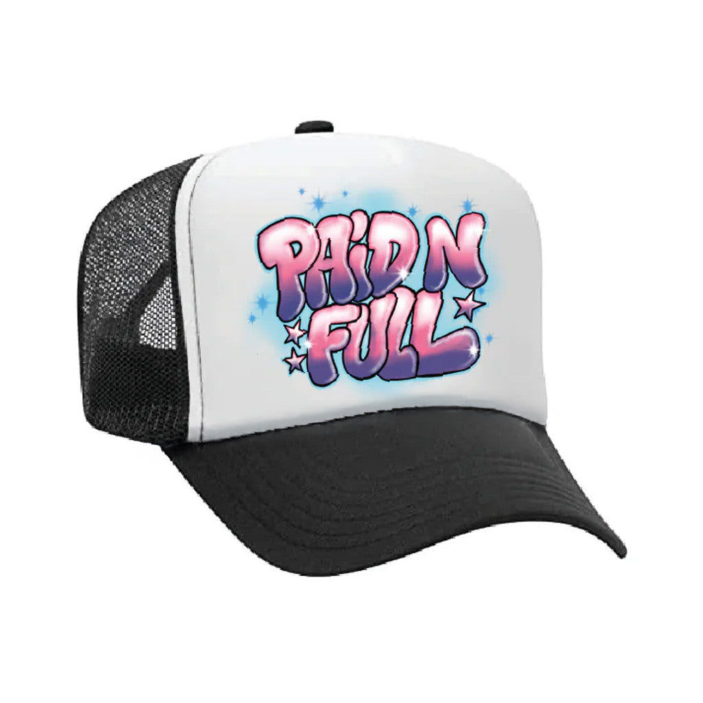 Geezyworld Merch Paid N Full Trucker Hat Presents For Boyfriend