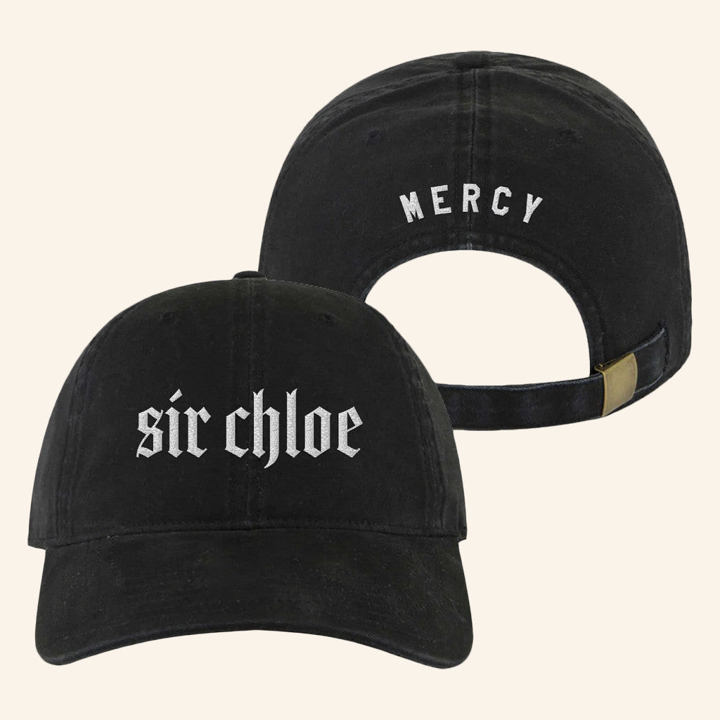 Sir Chloe Music Merch Mercy Embroidered Hat Presents For Dad