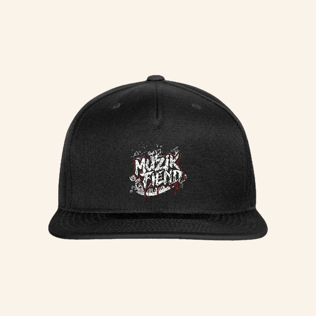 Muzik Fiend Merch Muzik Fiend Logo Snapback Hat Dad Gift Ideas