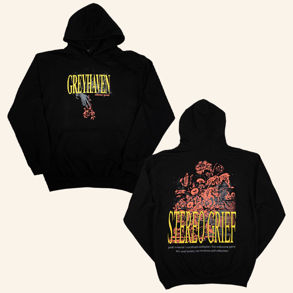 Overcast Merch Flower Black Hoodie Gifts For Wife