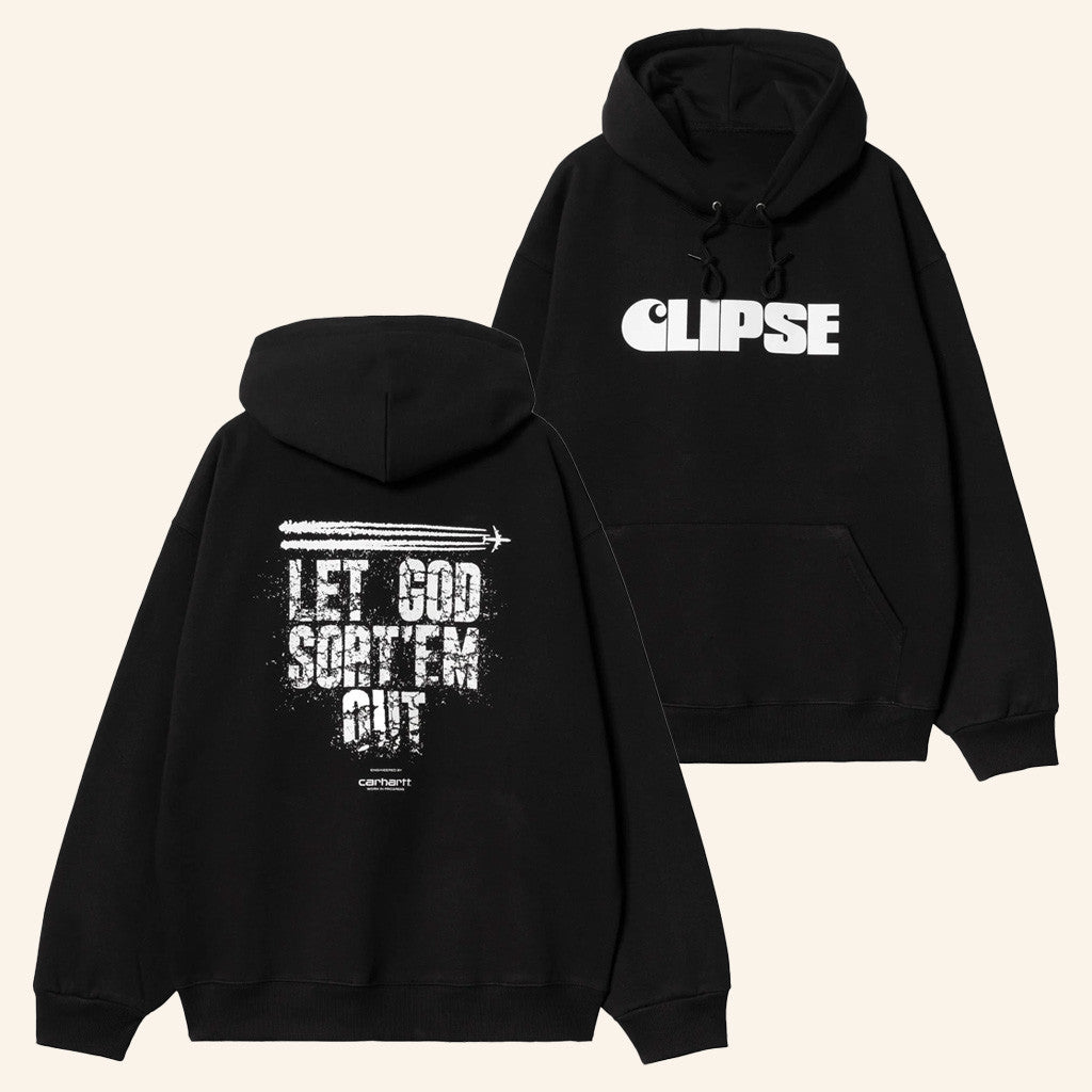 Carhartt Wip Merch Clipse X Carhartt Wip Let God Sort Em Out Hoodie Gifts For Dad
