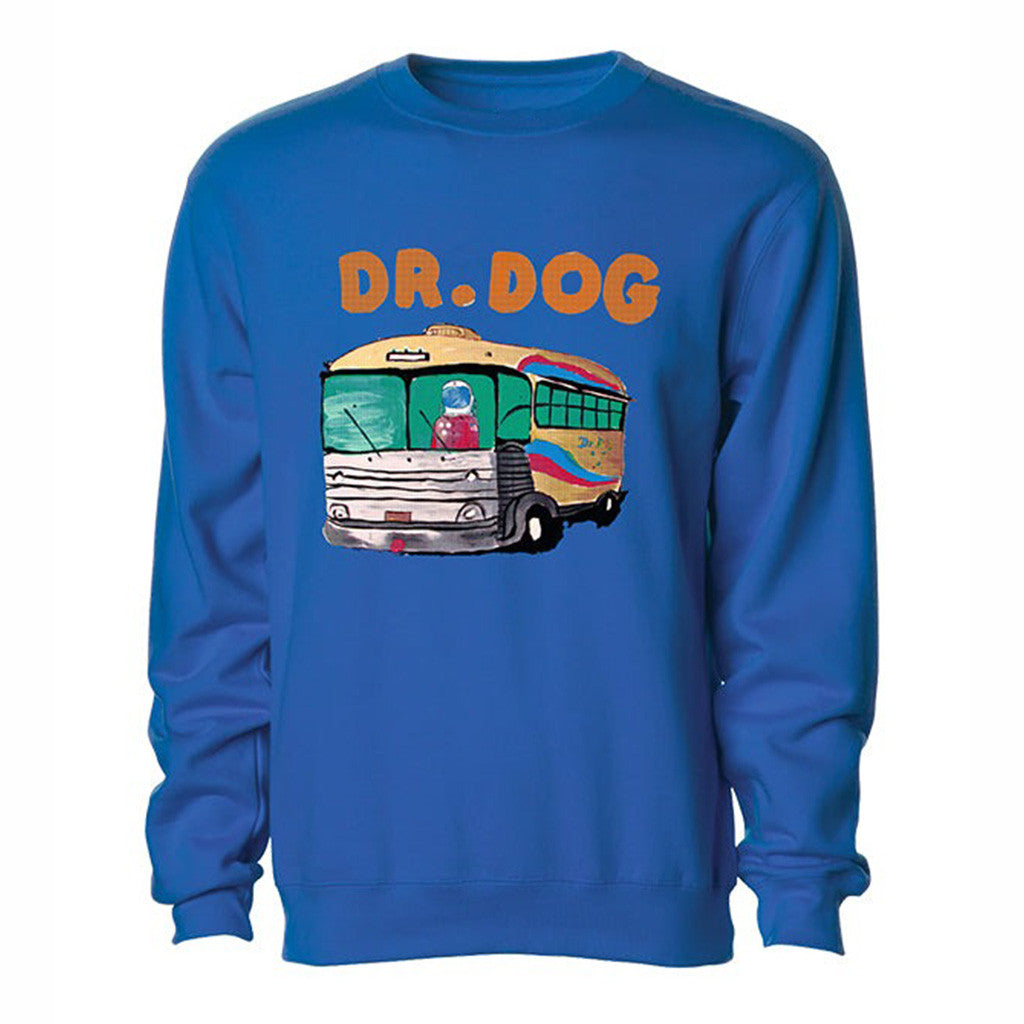 Dr Dog Merch Space Bus Crewneck Sweatshirt Best Gifts For Husband