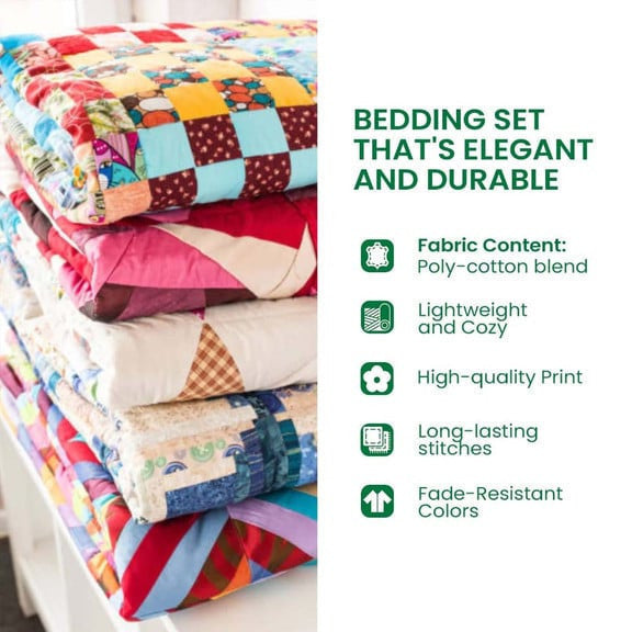Christmas Themed Quilted Bedding Set Best Gifts For Christmas