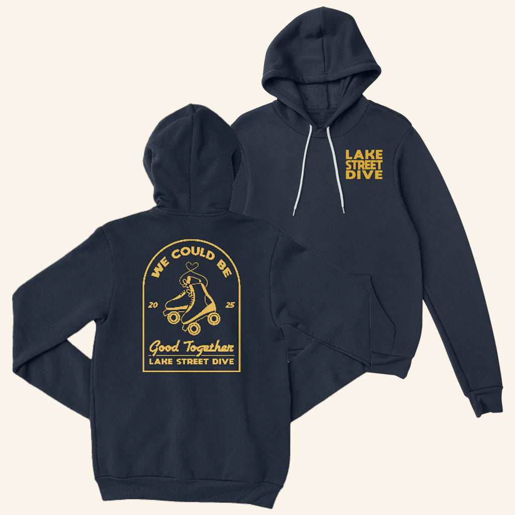 Lake Street Dive Merch Navy Roller Skate 2025 Hoodie Gifts For Friends