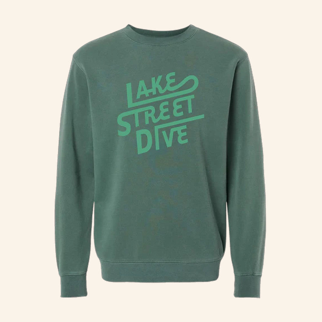 Lake Street Dive Merch Green Logo Crewneck Sweatshirt Gifts For Friends