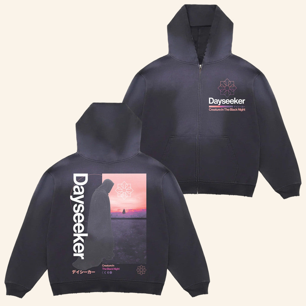 Dayseeker Merch Citbn Distressed Potassium Zip-Up Hoodie Gifts For Dudes