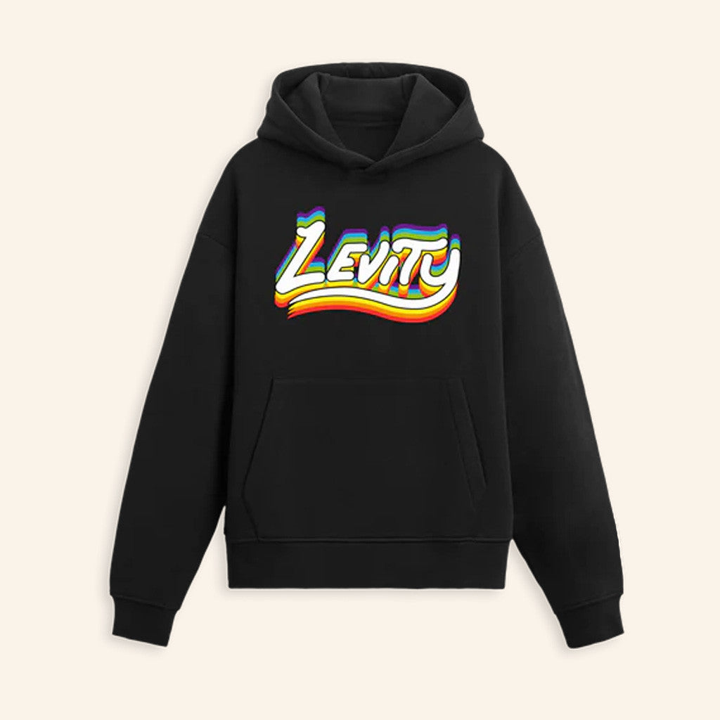 Levity Merch Levity See'n Colors Black Hoodie Gifts For Dudes