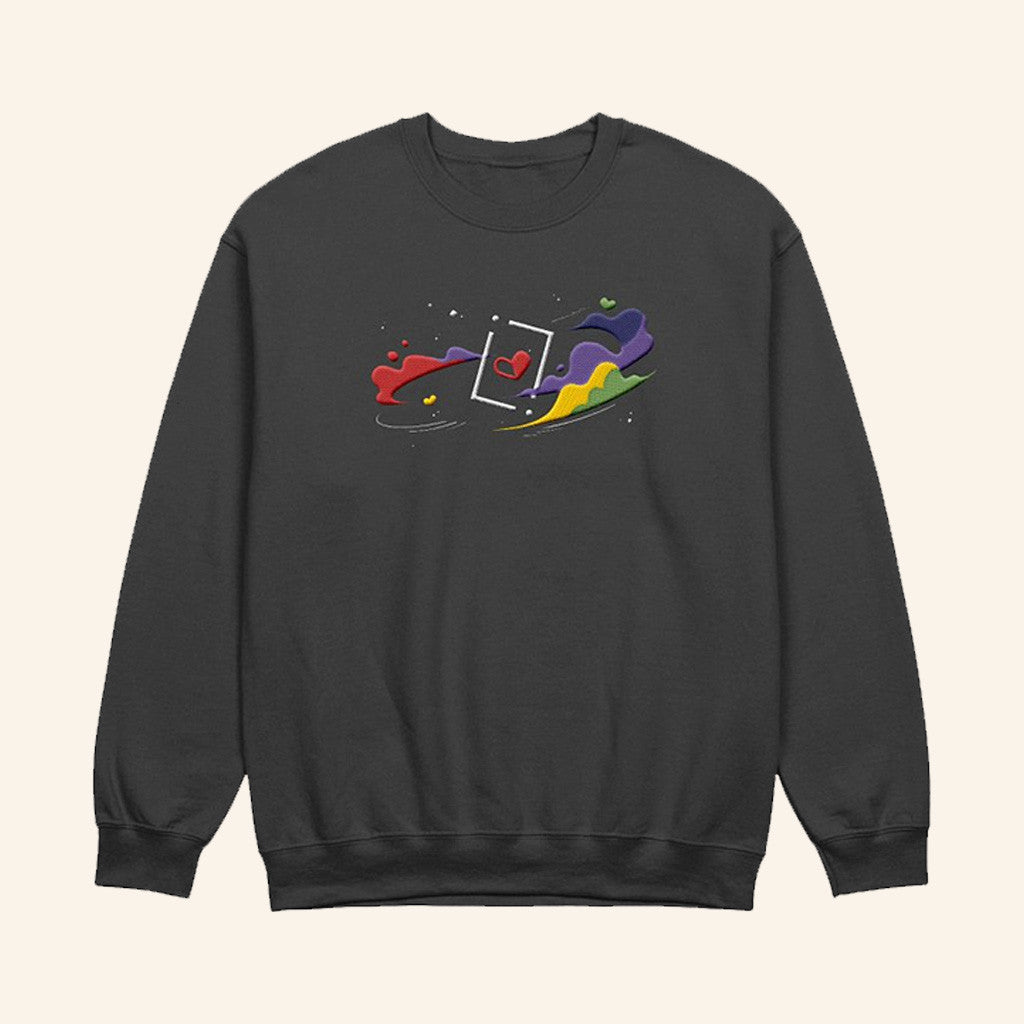Grian Merch Space And Hearts Crewneck Sweatshirt Gifts For Friends