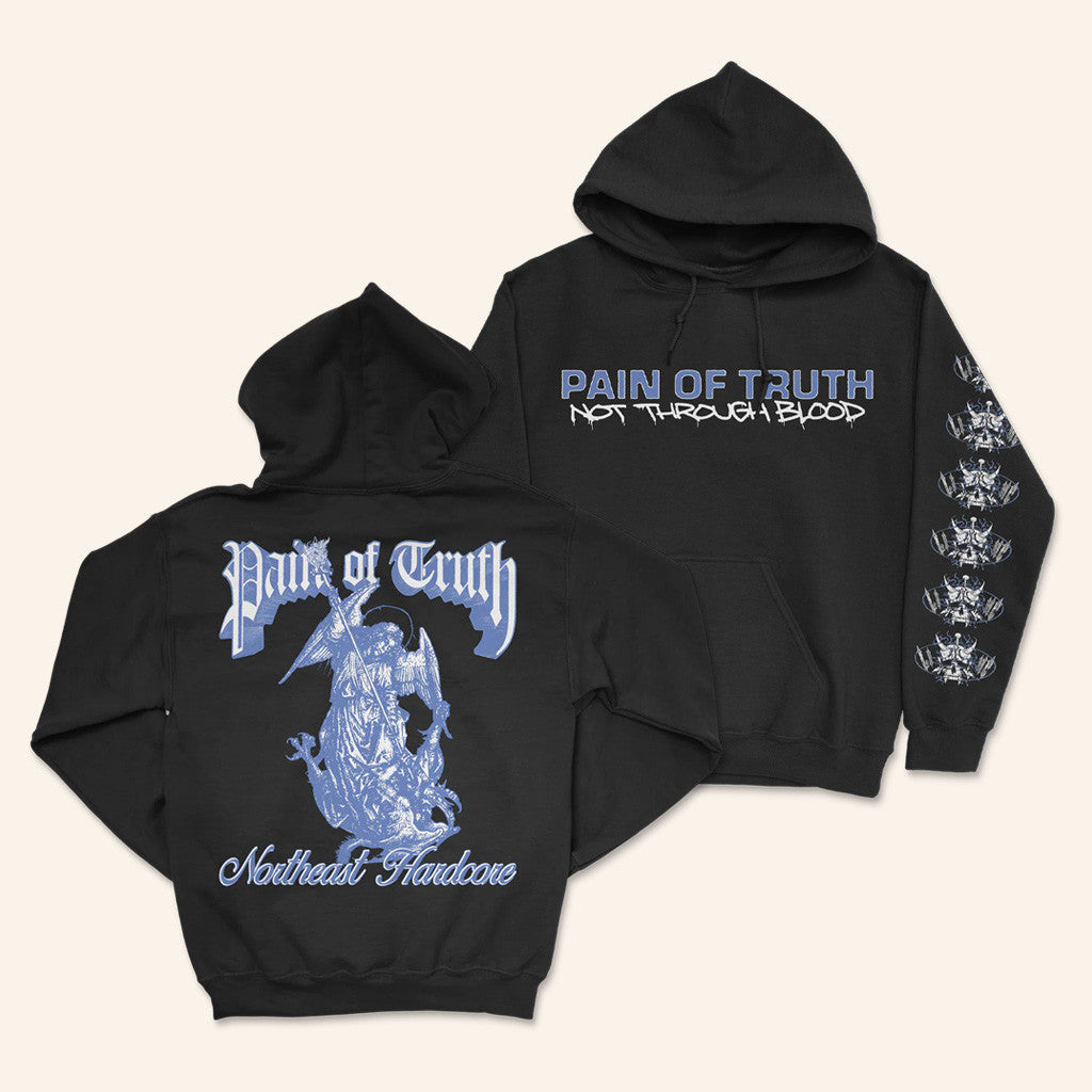 Down Right Merch Pain Of Truth Not Through Blood Hoodie Best Gifts For Him