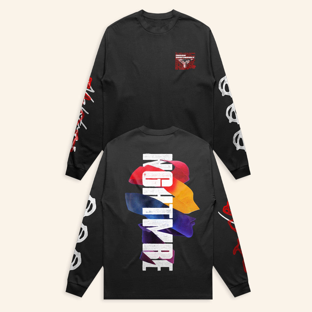 Nghtmre Merch Dream Responsibly Long Sleeve T-Shirt Gifts For Friends