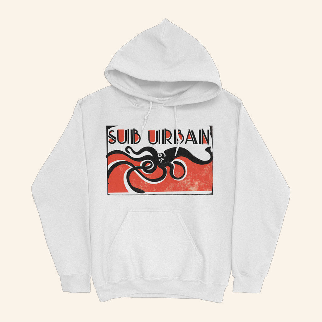 Sub Urban Merch Woodcut Squid Hoodie Gifts For Husband
