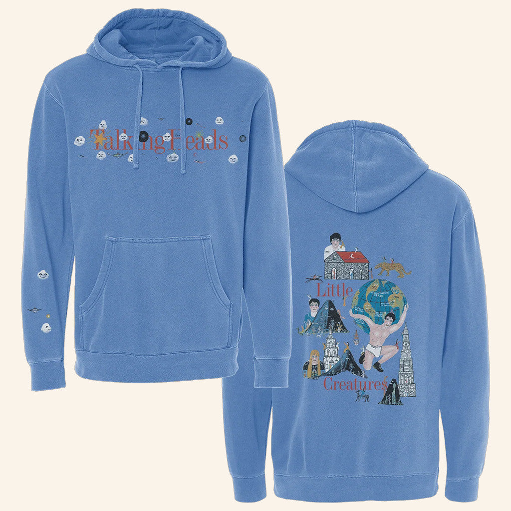Talking Heads Official Merch Heads In The Sky Hoodie Gifts For Dudes