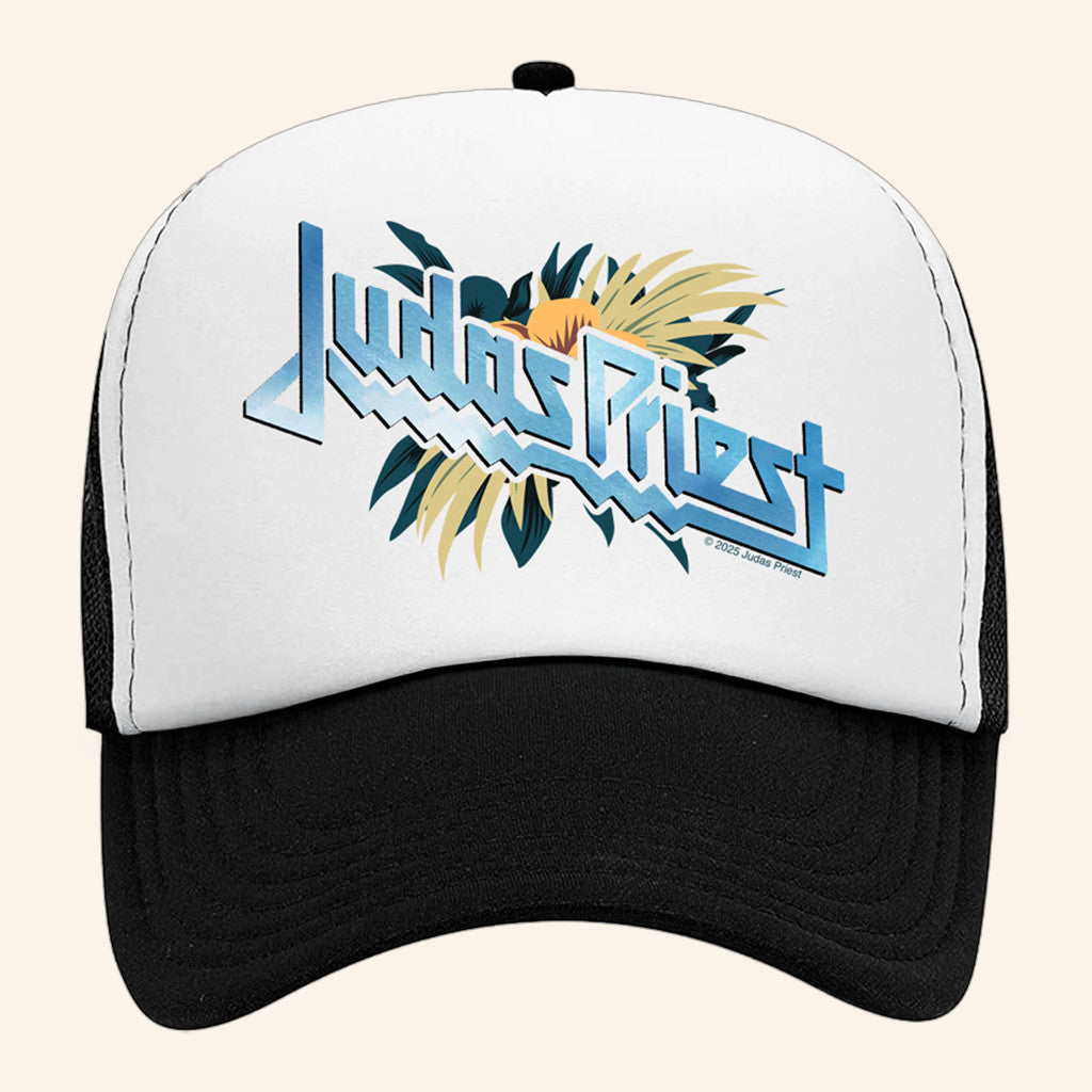 Judas Priest Merch British Steel Trucker Hat Gift Ideas For Husband