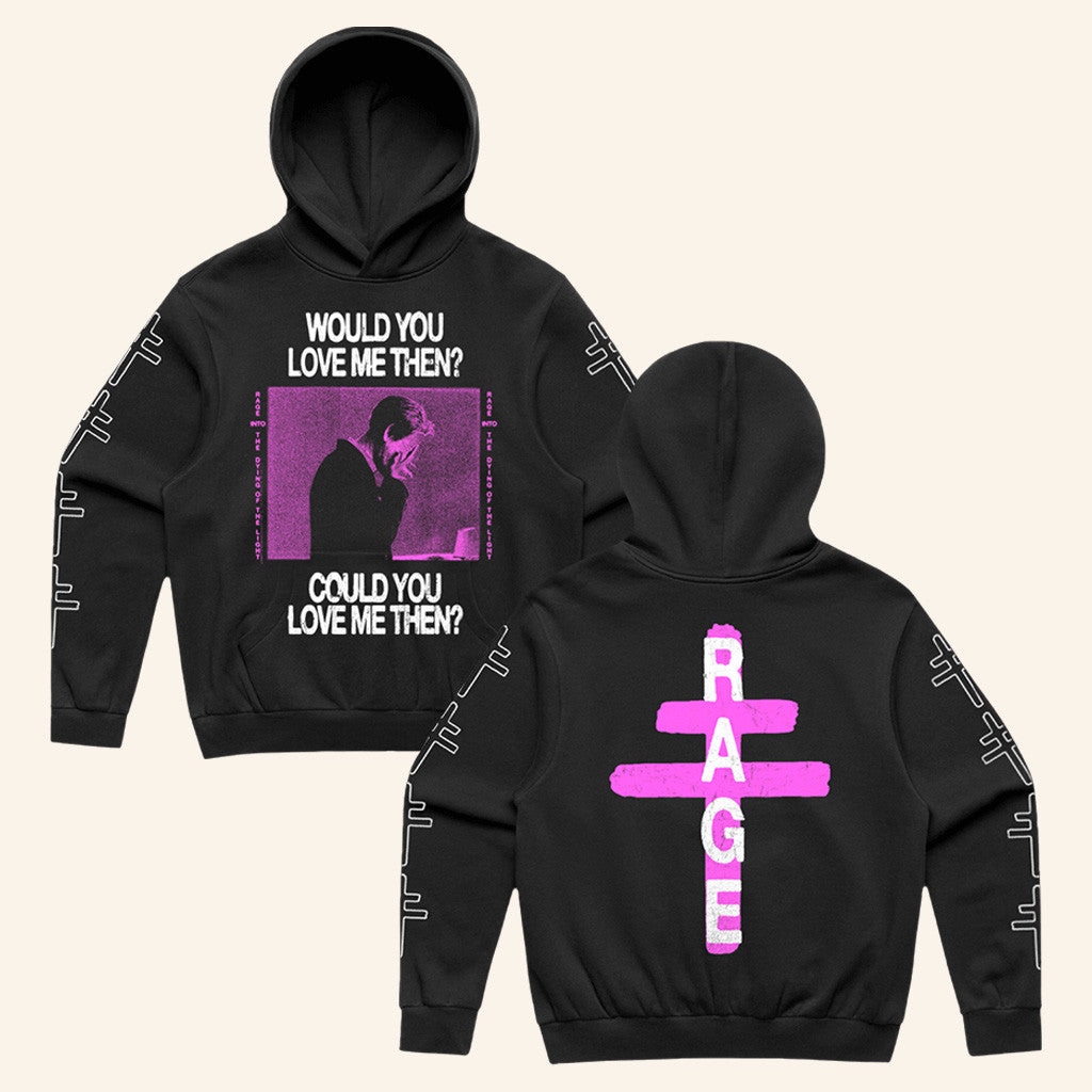 President Band Merch Would You Love Me Then Black Hoodie Gifts For Fans