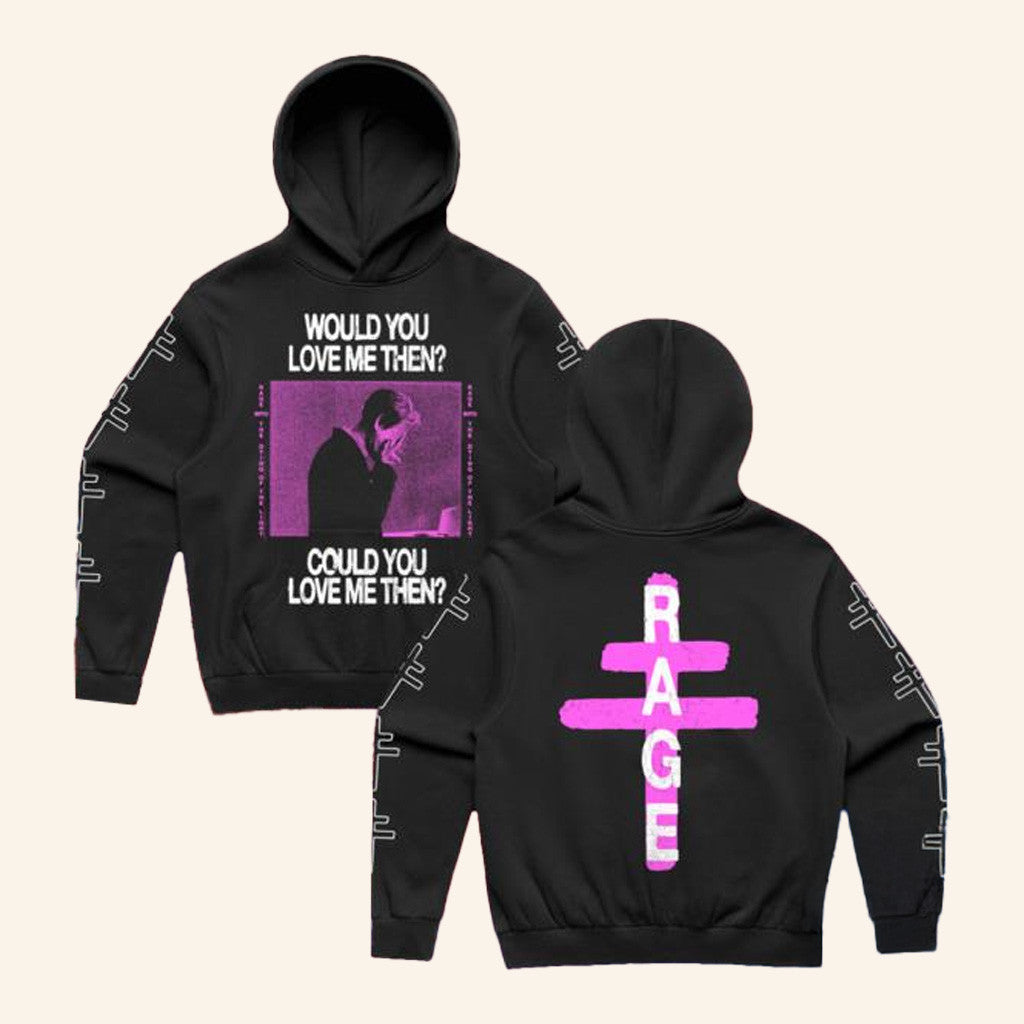President Band Merch Would You Love Me Then Hoodie Black Fans Gift Ideas