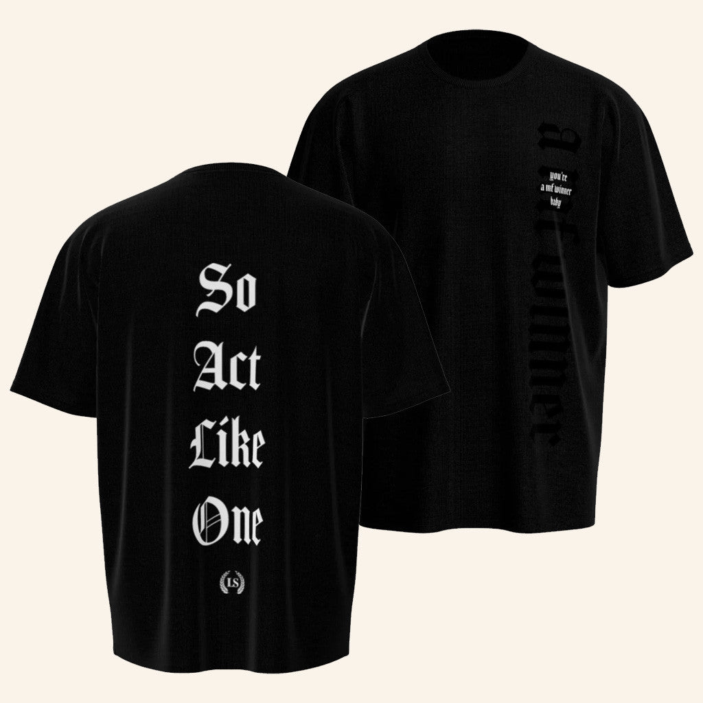 Leo Skepi Merch Mf Winner T-Shirt Black Gifts For Boyfriend