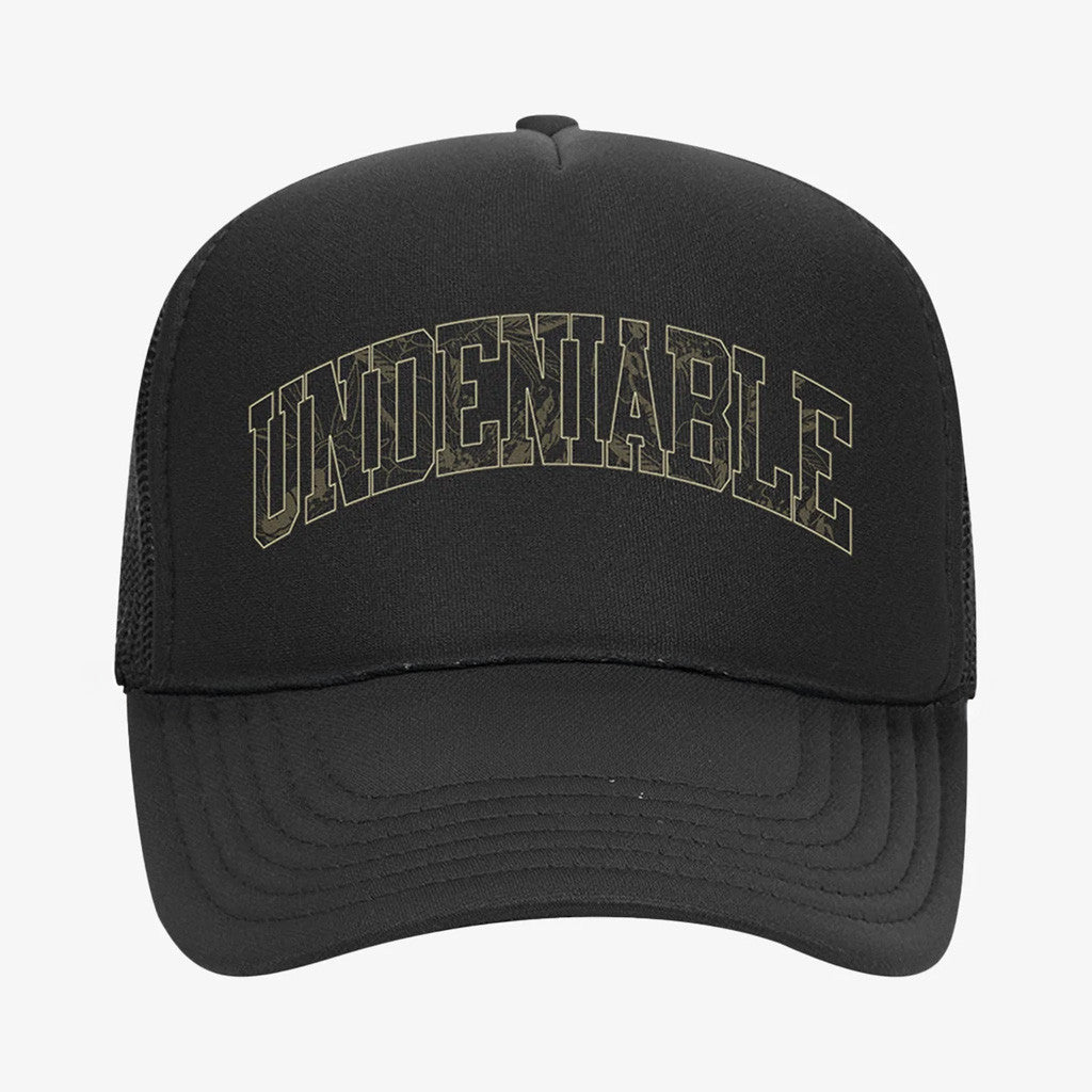 Max Holloway Merch Undeniable Black Trucker Hat Gift Ideas For Dad