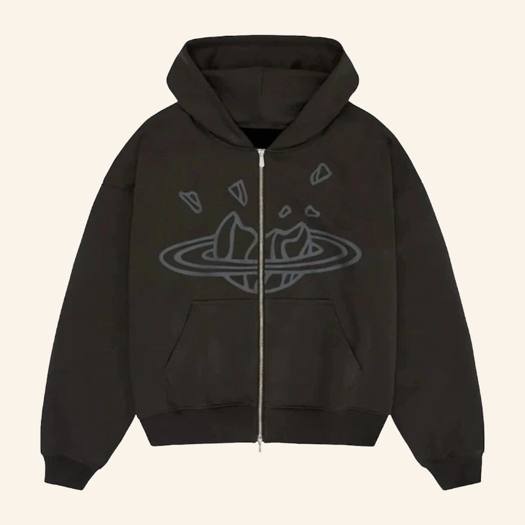 Broken Planet Zip Hoodie Gift Ideas For Husband