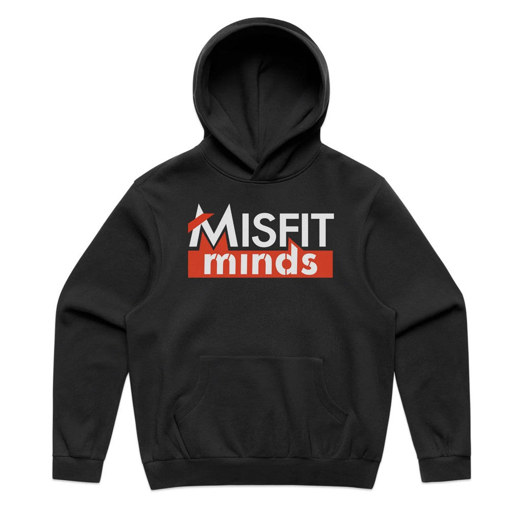 Shaggers Merch Misfit Minds Hoodie Black Gifts For Dad