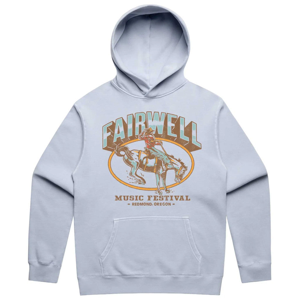Fairwell Festival Merch Buckin’ Bronco Hoodie Gifts For Dudes
